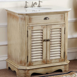 Distressed Bathroom Vanities - Bathroom Vanities And Sink Consoles