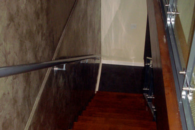 Trendy staircase photo in Orange County