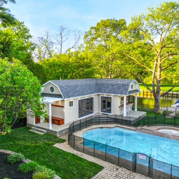 Custom Boat House on the River
