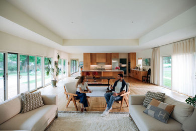 Example of a 1950s living room design in DC Metro