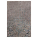 Chandra - Rupec Contemporary Area Rug, Gray and Blue, 9'x13' - Update the look of your living room, bedroom or entryway with the Rupec Contemporary Area Rug from Chandra. Hand-tufted by skilled artisans and imported from India, this rug features authentic craftsmanship and a beautiful construction with a cotton backing. The rug has a 0.75" pile height and is sure to make an alluring statement in your home.