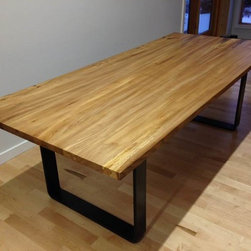 Elm Dining Table Top - Table Tops And Bases