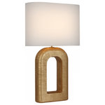 Visual Comfort - Utopia Table Lamp, 1-Light, Gild, Linen Oval Shade, 33.5"H (KW 3072G-L CU3CC) - Give your space a luxurious feel with this table lamp. This beautiful table lamp will magnify your home with a perfect mix of fixture and function. This lamp adds a clean, refined look to your living space. Elegant lines, sleek and high-quality contemporary finishes. Visual Comfort has been the premier resource for signature designer lighting. For over 30 years, Visual Comfort has produced lighting with some of the most influential names in design using natural materials of exceptional quality and distinctive, hand-applied, living finishes.