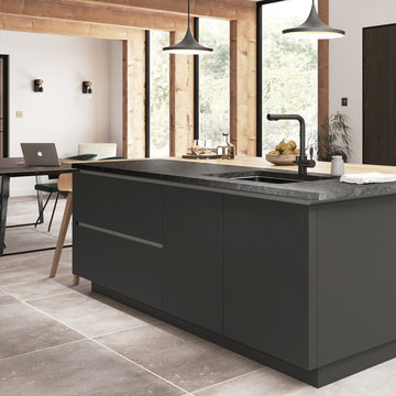 Kelso Stained Truffle Grey & Zola Matte Graphite