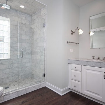 Large Traditional Master Bathroom in Chicago's Uptown