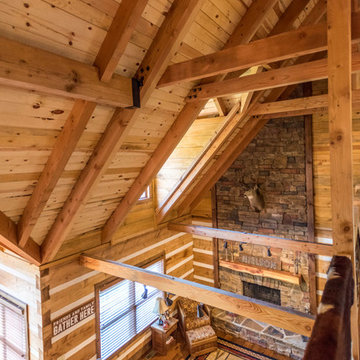 Custom Traditional Log System Home