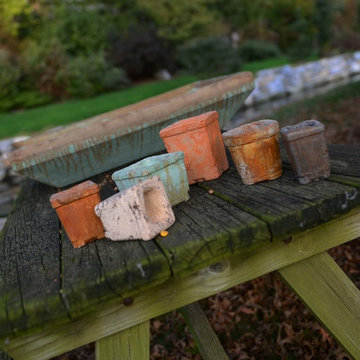 Elements - pots, planters, window boxes, chiminea