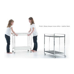 FLAT SERVING TROLLEY Yomei - Bar Carts