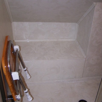 Faust Shower under stairs