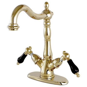 Kingston Brass KS1492PKL Duchess Vessel Sink Faucet, Polished Brass
