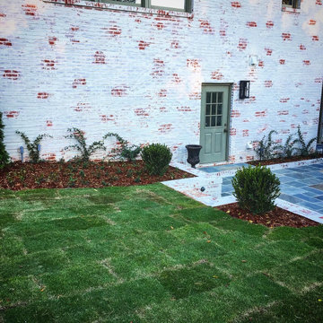 Patio Update/Reconstruction, Brick Columns, Ornamental Gates, Lighting