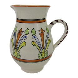 Le Souk Ceramique - Large Stoneware Pitcher Salvena Design - Pitchers