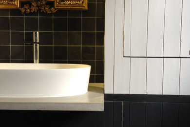 Design ideas for a victorian cloakroom in Devon.