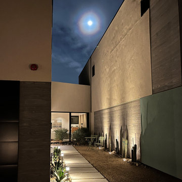 Modern Sustainable Townhome- furniture selection and layout