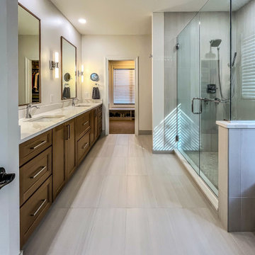Primary Bath Remodel with Walk-in Closet System
