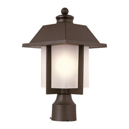 Trans Globe Lighting - Trans Globe Lighting 40113 BK Outdoor Post Light The Standard - Post Lights