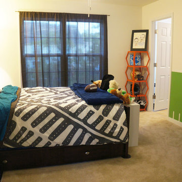 Boy's Football Bedroom