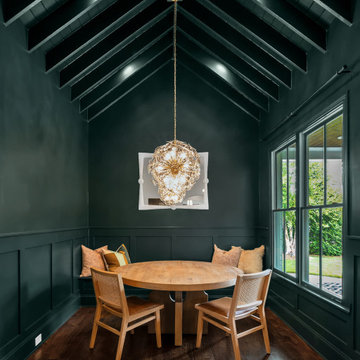 Color Drenched Dining Room