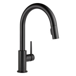 Trinsic &reg; Matte Black Faucet - Kitchen Faucets
