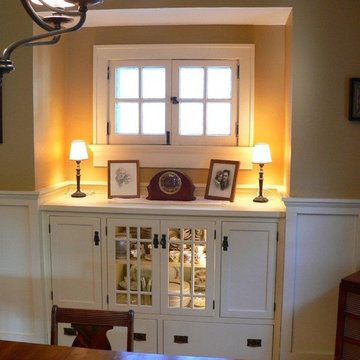 Plain & Fancy Built In Buffet