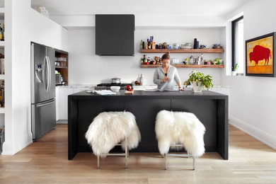 Inspiration for a contemporary kitchen remodel in Toronto