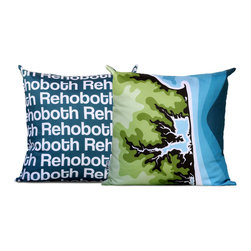 Rehoboth Map Pillow - Decorative Pillows
