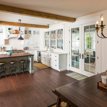 Hyde Park Kitchen Remodel with Authentic Barn Beams