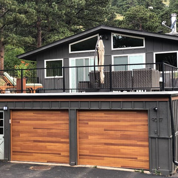 DecTec Deck Roof, Fortress Cable Railing and Wild Hog wire fence
