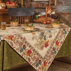 Kitchen & April Cornell Field Flowers Tablecloth - Tablecloths