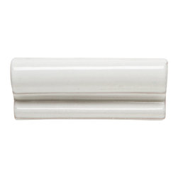 Ceramica Alhambra Cornice Molding in Nieve - Tile