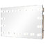 Wide Hollywood 18-Bulb Wall Mirror, Daylight, 100x60 cm