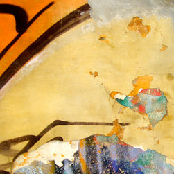 Abstract Photography on Metal - Mixed Media Art