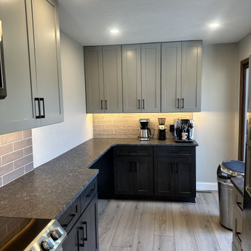 Transitional Kitchen Remodel Done With New Cabinets