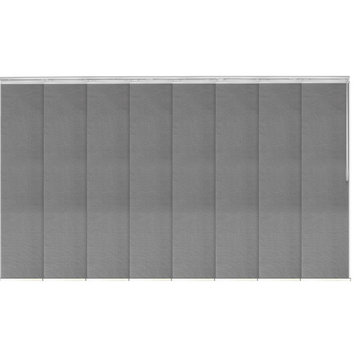 Argentine 8-Panel Track Extendable Vertical Blinds 130-175"W