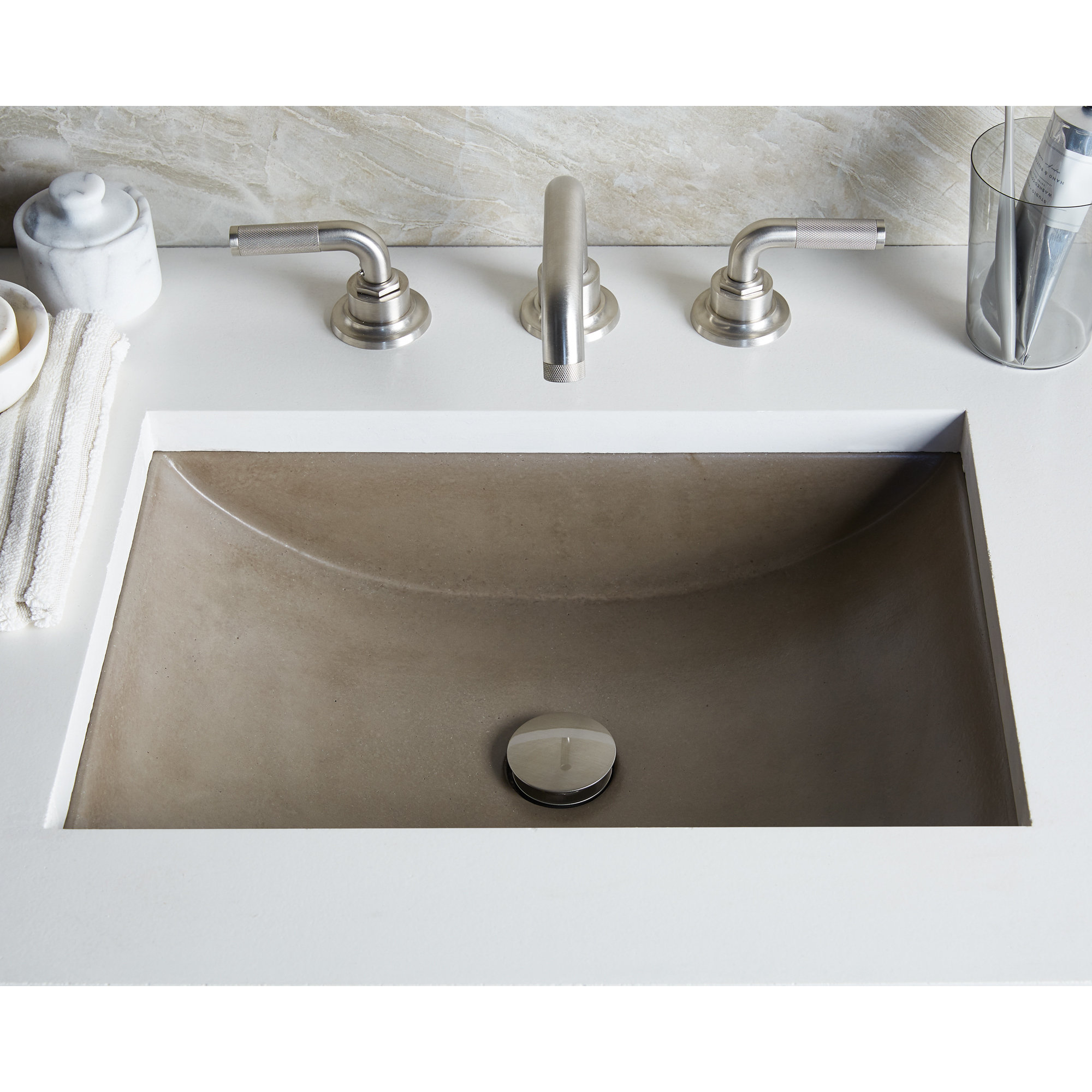 Cabrillo Bathroom Sink, Earth