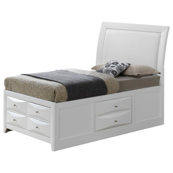 Marilla Collection F Panel Beds, White