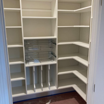 Pantry with Tray Dividers & Baskets