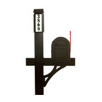 Solar Light Mailbox Package, Black