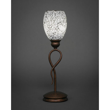 Leaf 1 Light Table Lamp In Bronze (35-BRZ-4165)