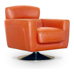 Revolve Charbay Swivel Chair - Armchairs And Accent Chairs