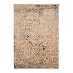 Vintage Cream 8 ft. x 11 ft. 2 in. Area Rug - Area Rugs