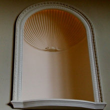 plaster niche in hallway  x 2