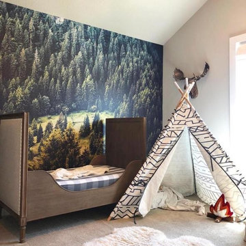 Kid's + Nursery Room Wall Mural Ideas