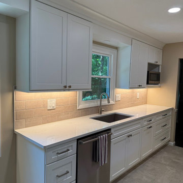 We left this kitchen unrecognizable!!