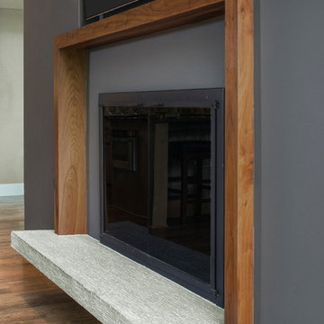 Westlake Guesthouse Fireplace Detail