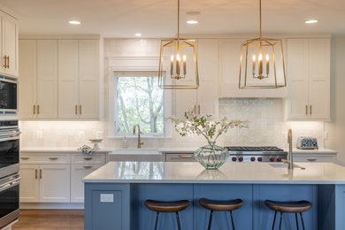 Transitional kitchen photo in DC Metro