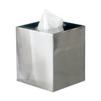 nu steel Gloss Boutique Tissue Box Cover