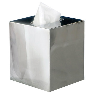nu steel Gloss Boutique Tissue Box Cover