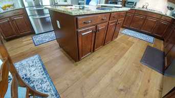 Jones kitchen cabinet repaint with redisgned island.