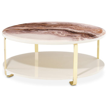 Ariana Cocktail Table, Gold
